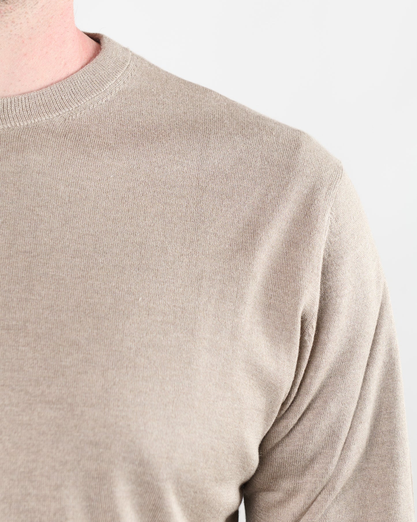 Girocollo in cashmere e seta
