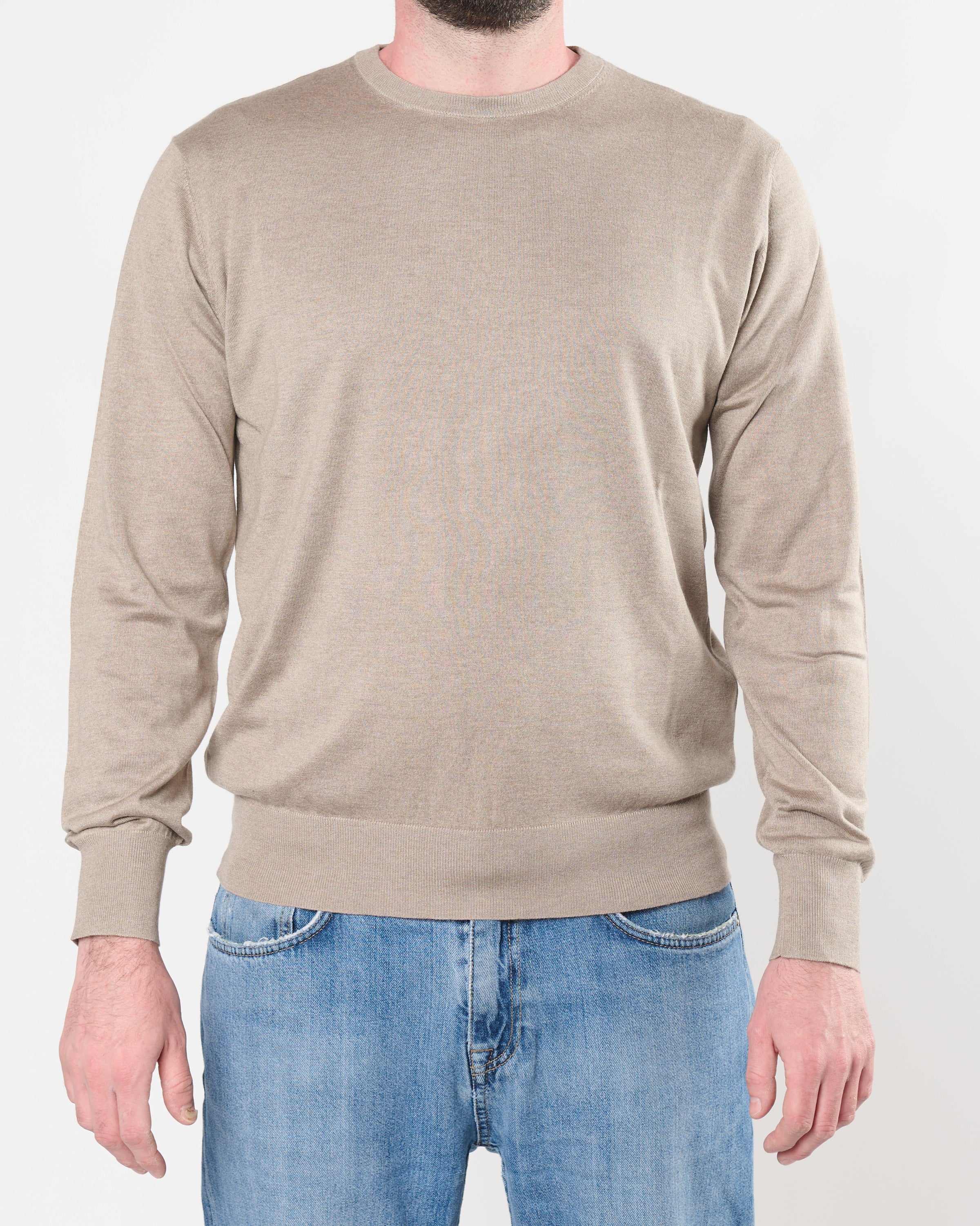 Girocollo in cashmere e seta