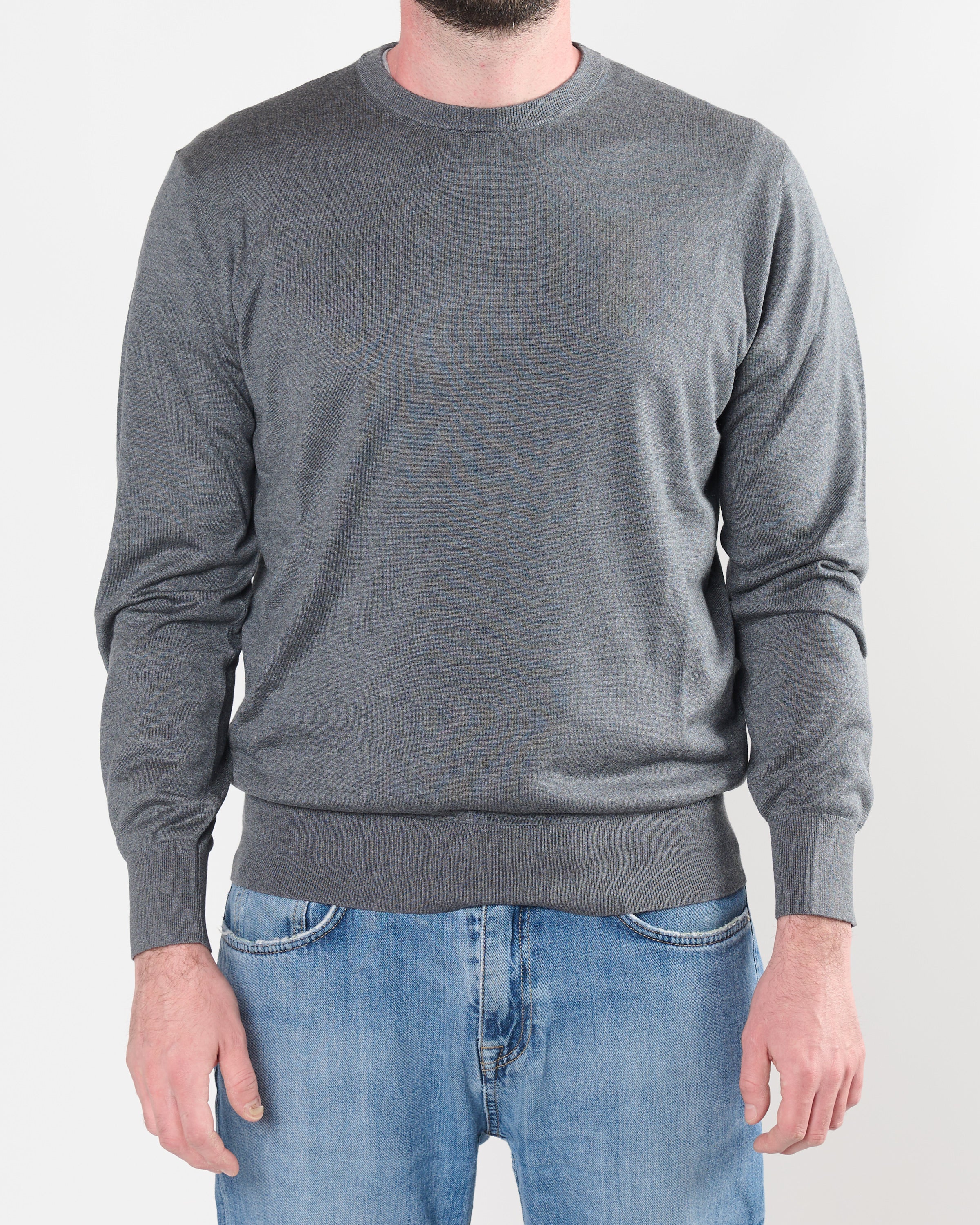 Girocollo in cashmere e seta
