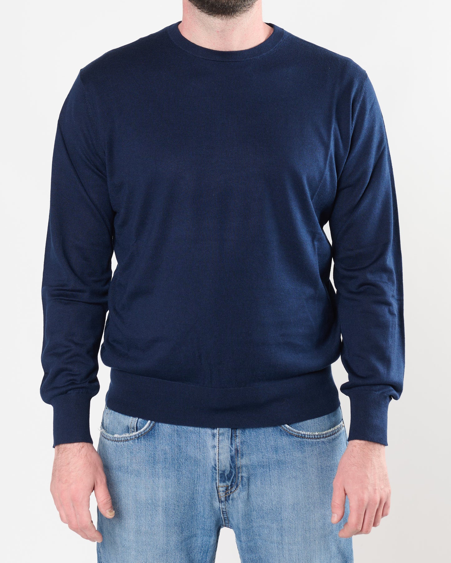 Girocollo in cashmere e seta