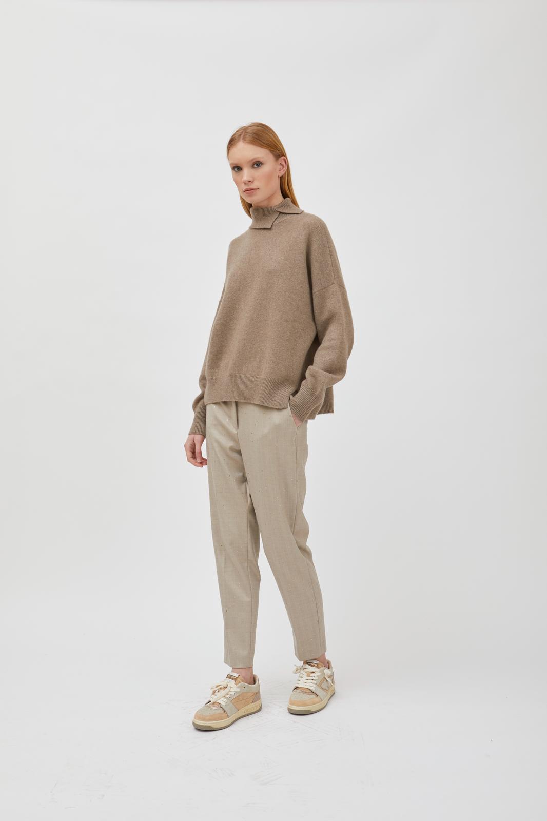 Maglia a collo alto in cashmere