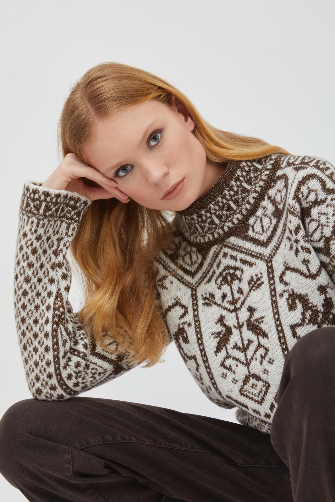 Pullover jacquard