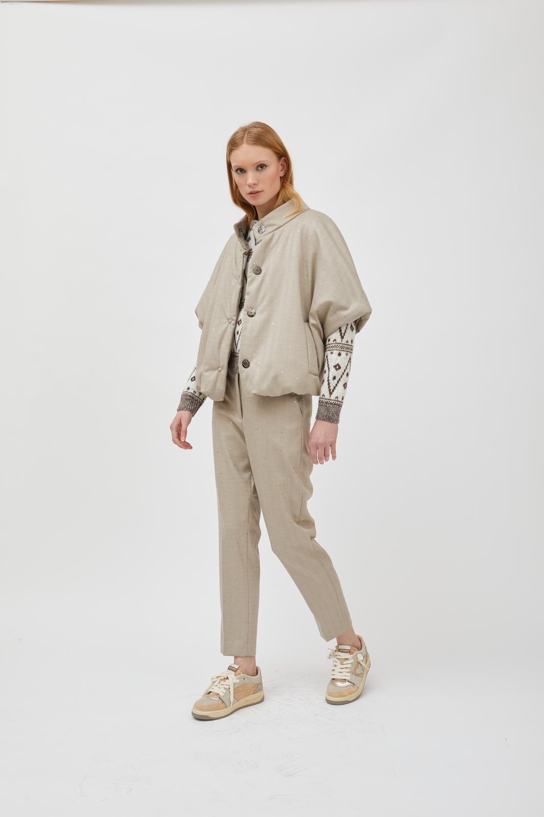 Pantaloni chino con paillettes