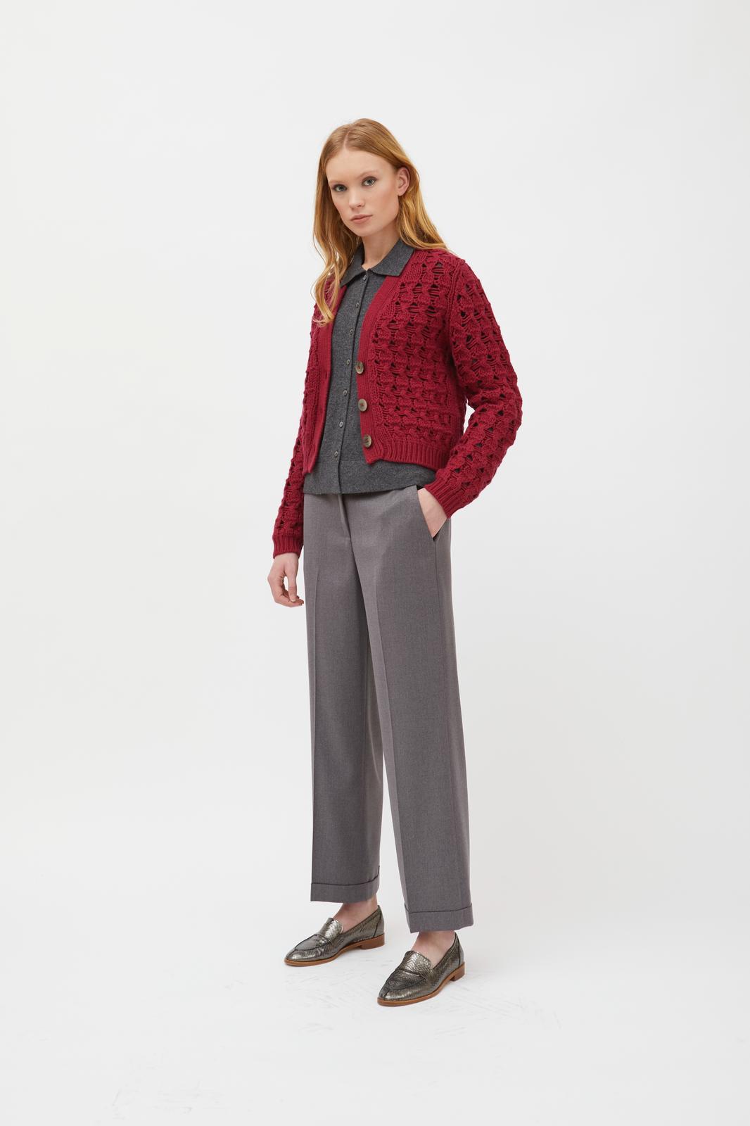 Cardigan traforato